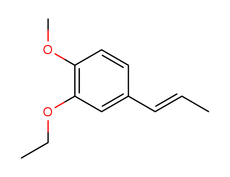 Molecular Structure of 92-42-2 (4-methoxy-3-ethoxy-1-<i>trans</i>-propenyl-benzene)