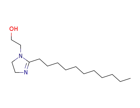 Molecular Structure of 136-99-2 (4,5-dihydro-2-undecyl-1H-imidazole-1-ethanol)