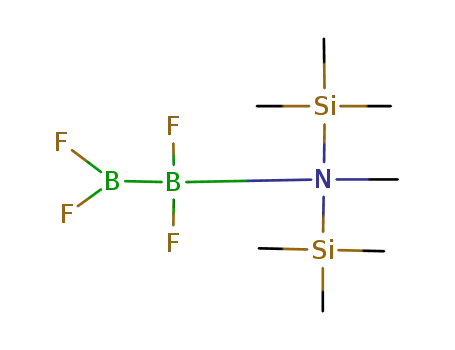 B<sub>2</sub>F<sub>4</sub>(N(CH<sub>3</sub>){Si(CH<sub>3</sub>)3}2)