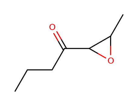 Molecular Structure of 5162-91-4 (1-(3-methyl-oxiranyl)-butan-1-one)
