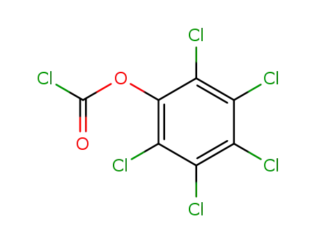 Molecular Structure of 24684-80-8 (Carbonochloridic acid, pentachlorophenyl ester)