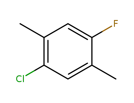 Molecular Structure of 442197-76-4 (1-Chloro-4-fluoro-2,5-dimethylbenzene)