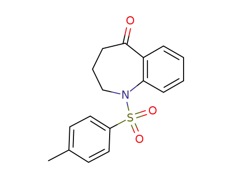 Molecular Structure of 24310-36-9 (1-(TOLUENE-4-SULFONYL)-1,2,3,4-TETRAHYDROBENZO[B]AZEPIN-5-ONE)