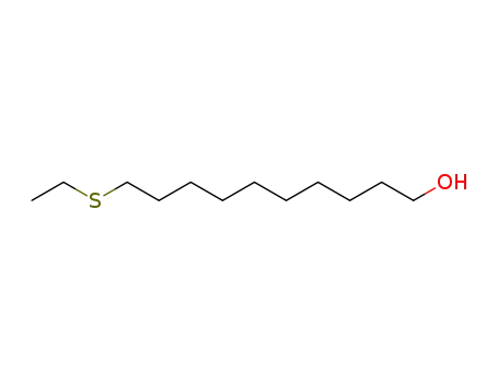 Molecular Structure of 33925-66-5 (1-Decanol, 10-(ethylthio)-)