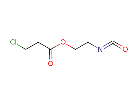 Molecular Structure of 98134-34-0 (2-ISOCYANATOETHYL3-CHLOROPROPANOATE)