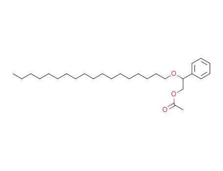 Molecular Structure of 87515-21-7 ((R,S)-2-(1-octadecyloxy)-2-phenylethylacetat)