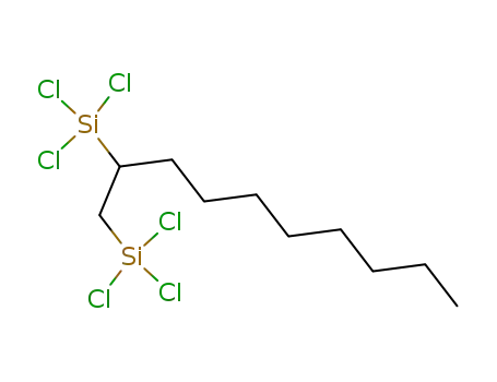 Molecular Structure of 620987-03-3 (1,2-BIS(TRICHLOROSILYL)DECANE)