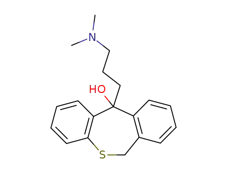 Molecular Structure of 1531-85-7 (6,11-Dihydro-11-hydroxy Dothiepin)