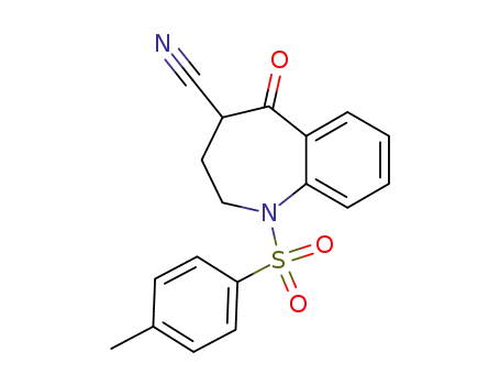 5-oxo-1-tosyl-2,3,4,5-tetrahydro-1H-benzo[b]azepine-4-carbonitrile