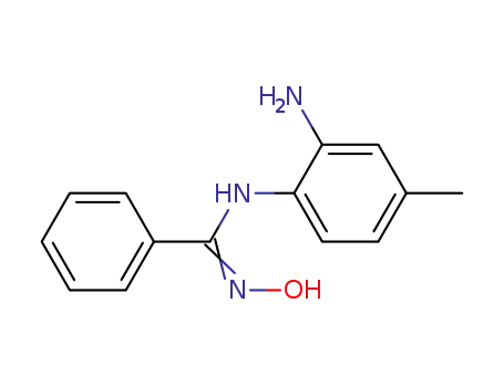 Molecular Structure of 86255-34-7 (N-(2-amino-4-methylphenyl)benzamide oxime)