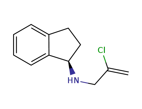 Molecular Structure of 1175018-73-1 ((R)-N-(2-chloroallyl)-2,3-dihydro-1H-inden-1-amine)
