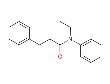 Molecular Structure of 102100-44-7 (3-phenyl-propionic acid-(<i>N</i>-ethyl-anilide))