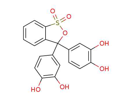 1,2-Benzenediol,4,4'-(1,1-dioxido-3H-2,1-benzoxathiol-3-ylidene)bis-