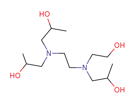 Molecular Structure of 139-90-2 (1,1'-(2-(N-2-hydroxyethyl-2-hydroxypropylamino)ethylimino)dipropan-2-ol)