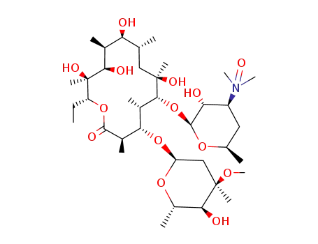 Molecular Structure of 138505-44-9 ((9S)-9-dihydroerythromycin A N-oxide)