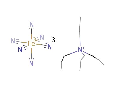Molecular Structure of 14589-06-1 (TETRABUTYLAMMONIUM HEXACYANOFERRATE(III))