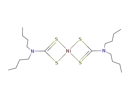 Molecular Structure of 13927-77-0 (Nickel dibutyldithiocarbamate)