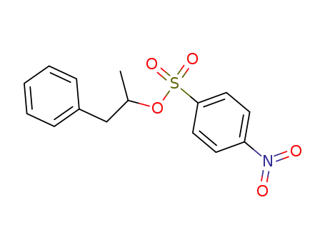 Molecular Structure of 134906-54-0 (4-Nitro-benzenesulfonic acid 1-methyl-2-phenyl-ethyl ester)