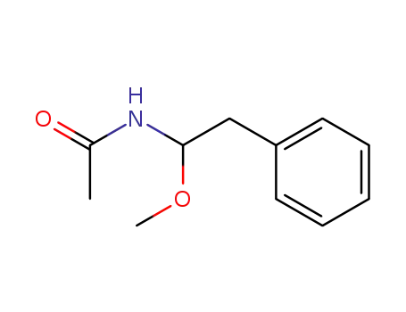 Molecular Structure of 4561-36-8 (Acetamide, N-(1-methoxy-2-phenylethyl)-)
