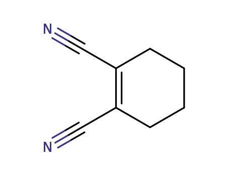 Molecular Structure of 52477-67-5 (1-Cyclohexene-1,2-dicarbonitrile)