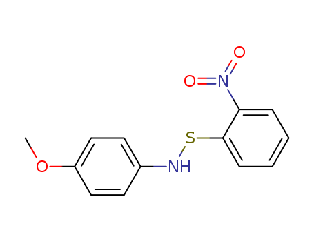 Molecular Structure of 4997-95-9 (Benzenesulfenamide, N-(4-methoxyphenyl)-2-nitro-)