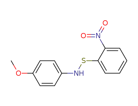 Molecular Structure of 4997-95-9 (Benzenesulfenamide, N-(4-methoxyphenyl)-2-nitro-)