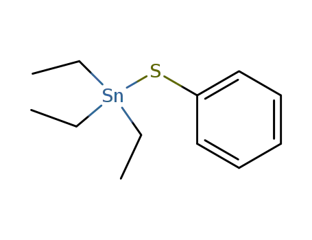 Molecular Structure of 1012-56-2 (triethylstannanylium benzenethiolate)