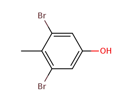 Molecular Structure of 13979-81-2 (3,5-DIBROMO-4-METHYLPHENOL)