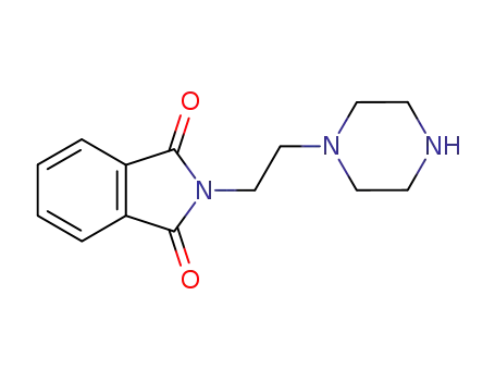 Molecular Structure of 6820-93-5 (2-(2-(piperazin-1-yl)ethyl)isoindoline-1,3-dione)