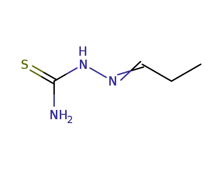 Molecular Structure of 22042-87-1 (Propionaldehyde thiosemicarbazone)