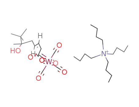 tetrabutylammonium {1-η-trans-6-hydroxy-6,7,7-trimethyl-1-oxo-3-octen-1-yl}pentacarbonyltungstate(0)