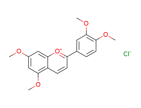 3',4',5,7-tetramethoxyflavylium chloride