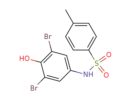 Benzenesulfonamide, N-(3,5-dibromo-4-hydroxyphenyl)-4-methyl-