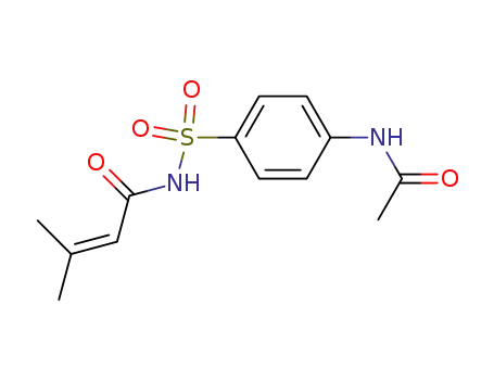 Molecular Structure of 71119-41-0 (<i>N</i>-acetyl-sulfanilic acid-(3-methyl-crotonoylamide))