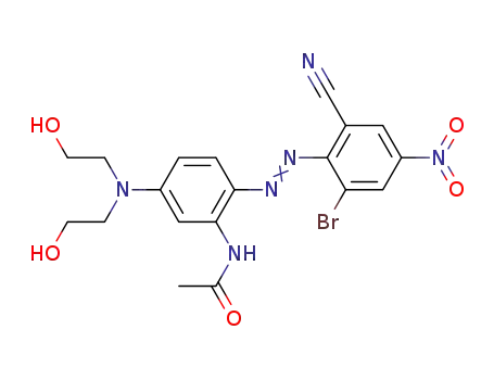 2,2′-[[2-(アセチルアミノ)-6′-ブロモ-2′-シアノ-4′-ニトロアゾベンゼン-4-イル]イミノ]ビスエタノール