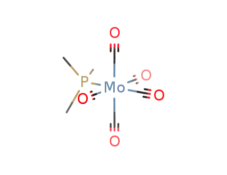 Molecular Structure of 16917-96-7 (Molybdenum,pentacarbonyl(trimethylphosphine)-, (OC-6-22)-)