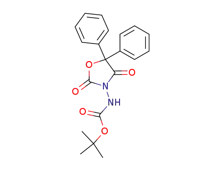 Molecular Structure of 70165-59-2 (Carbamic acid, (2,4-dioxo-5,5-diphenyl-3-oxazolidinyl)-,
1,1-dimethylethyl ester)