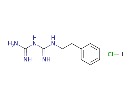 Imidodicarbonimidicdiamide, N-(2-phenylethyl)-, hydrochloride (1:1)