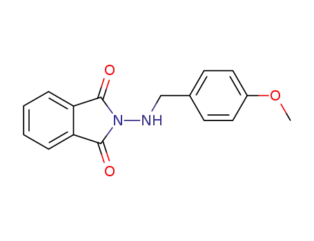 Molecular Structure of 345928-21-4 (2-((4-methoxybenzyl)amino)isoindoline-1,3-dione)