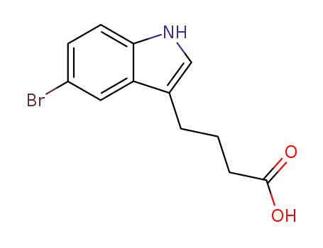 Molecular Structure of 13993-31-2 (5-BROMO-INDOLE-3-BUTYRIC ACID)