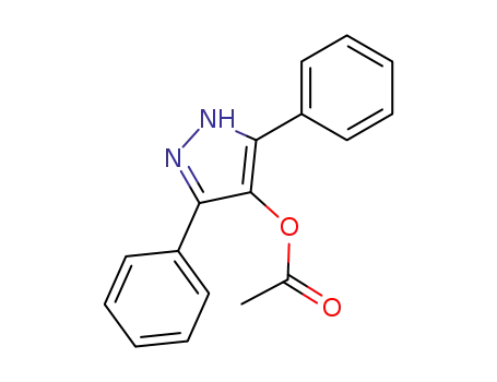 3,5-diphenyl-1H-pyrazol-4-yl acetate