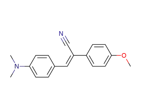 3-(4-(Dimethylamino)phenyl)-2-(4-methoxyphenyl)acrylonitrile