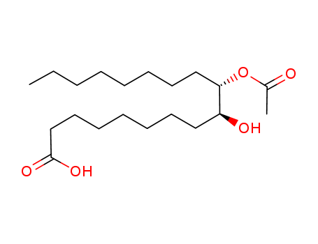 Octadecanoic acid,10-(acetyloxy)-9-hydroxy-, (R*,S*)- (9CI)