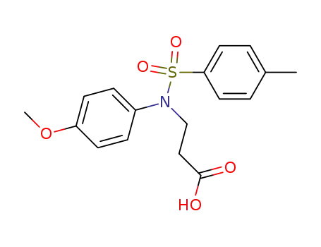 N-(4-methoxyphenyl)-N-[(4-methylphenyl)sulfonyl]-beta-alanine