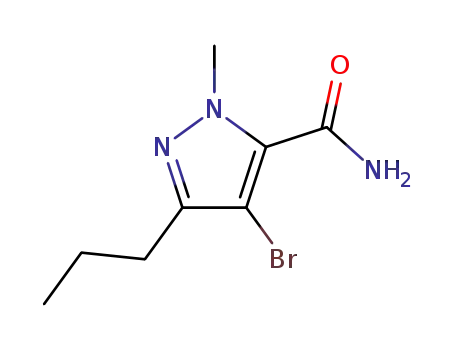4-bromo-1-methyl-3-propyl-1H-pyrazole-5-carboxamide
