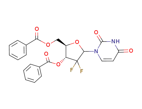 Molecular Structure of 1201895-94-4 (2'-deoxy-2',2'-difluorouridine-3',5'-dibenzoate)