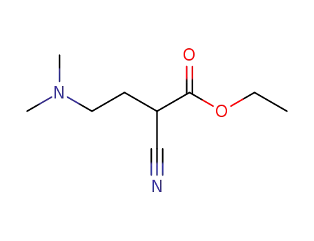 Molecular Structure of 412324-17-5 (2-cyano-4-dimethylamino-butyric acid ethyl ester)