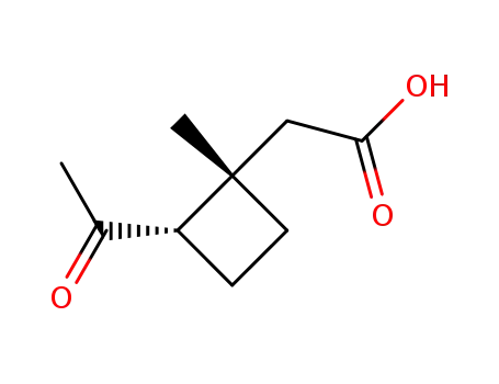 2-[(1S,2S)-2-acetyl-1-methylcyclobutyl]acetic acid