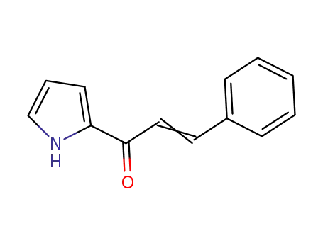 Molecular Structure of 4086-15-1 (2-Propen-1-one, 3-phenyl-1-(1H-pyrrol-2-yl)-)