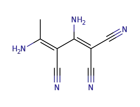 Molecular Structure of 80372-25-4 (2,4-Diamino-1,1,3-tricyan-penta-1,3-dien)